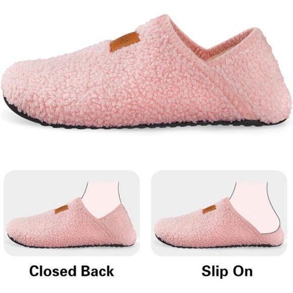 Slippers Socks House Shoes Slip On Indoor Outdoor Travel Unisex Size 8 9 - Picture 2 of 8